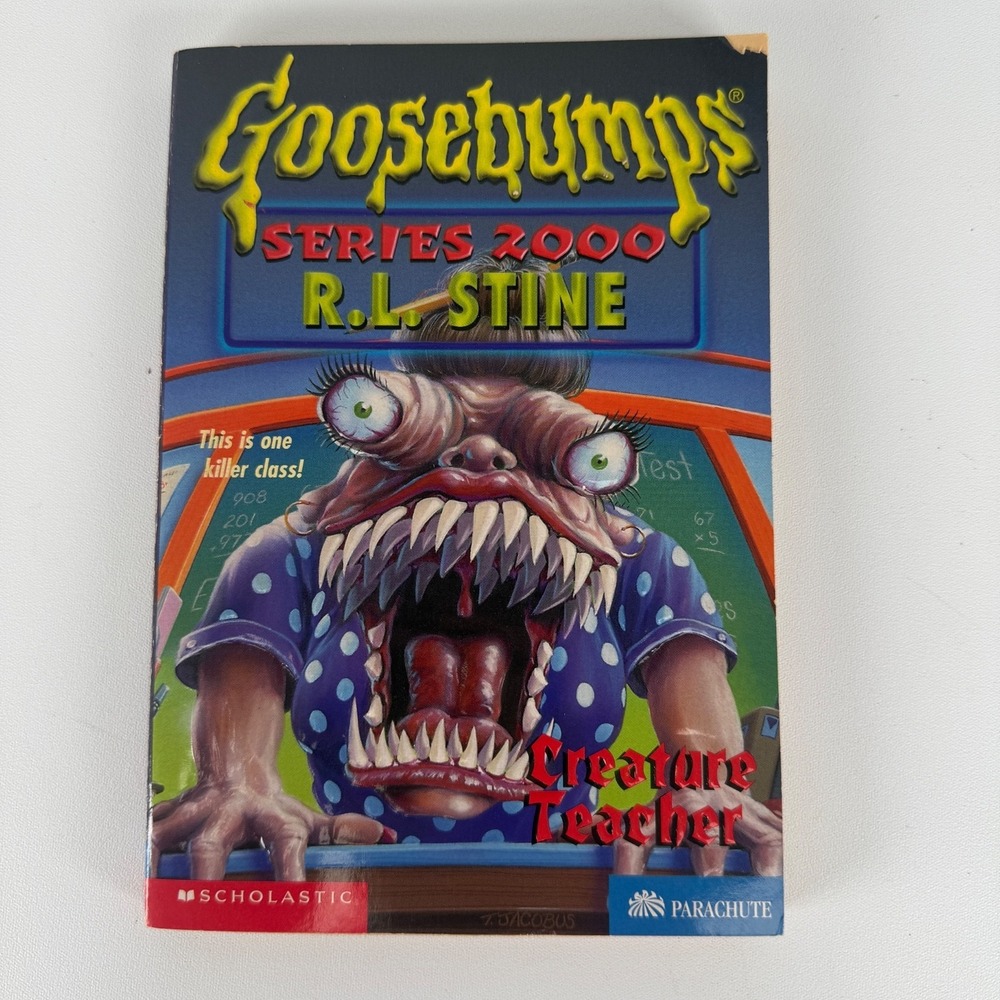 Goosebumps Series 2000 #3 Creature Teacher 1st printing R.L. Stine